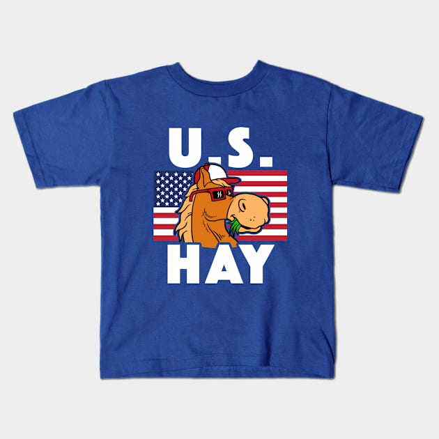 U S Hay Kids T-Shirt by dumbshirts